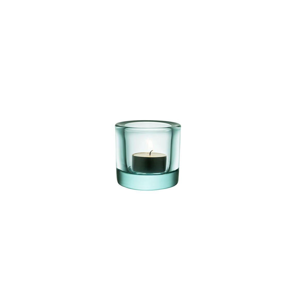 Candle lantern IITTALA Kivi 60mm aqua green