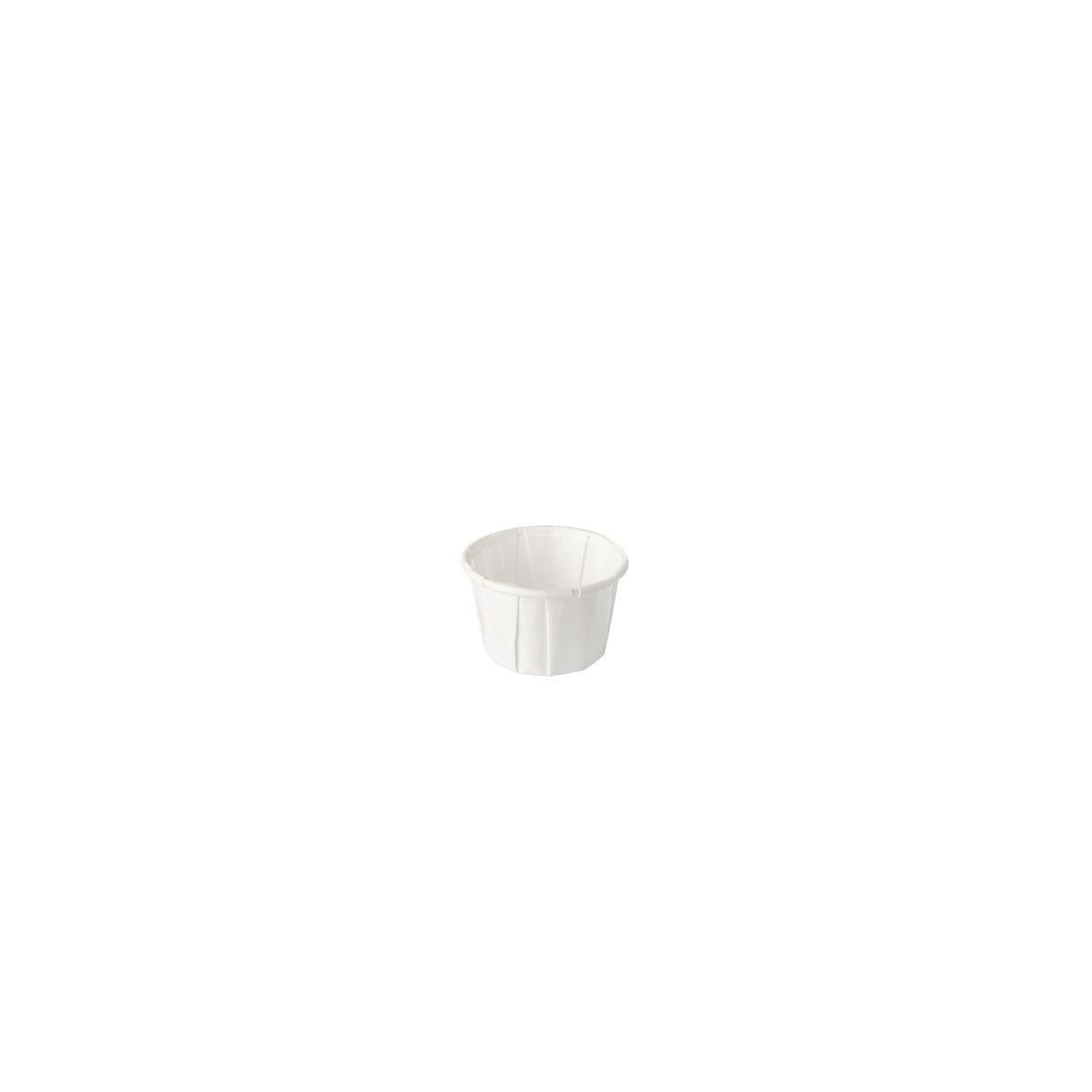 Dressing cup 35ml white 250/pack