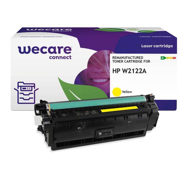 Toner WECARE HP W2122A 212A 4,5K yellow