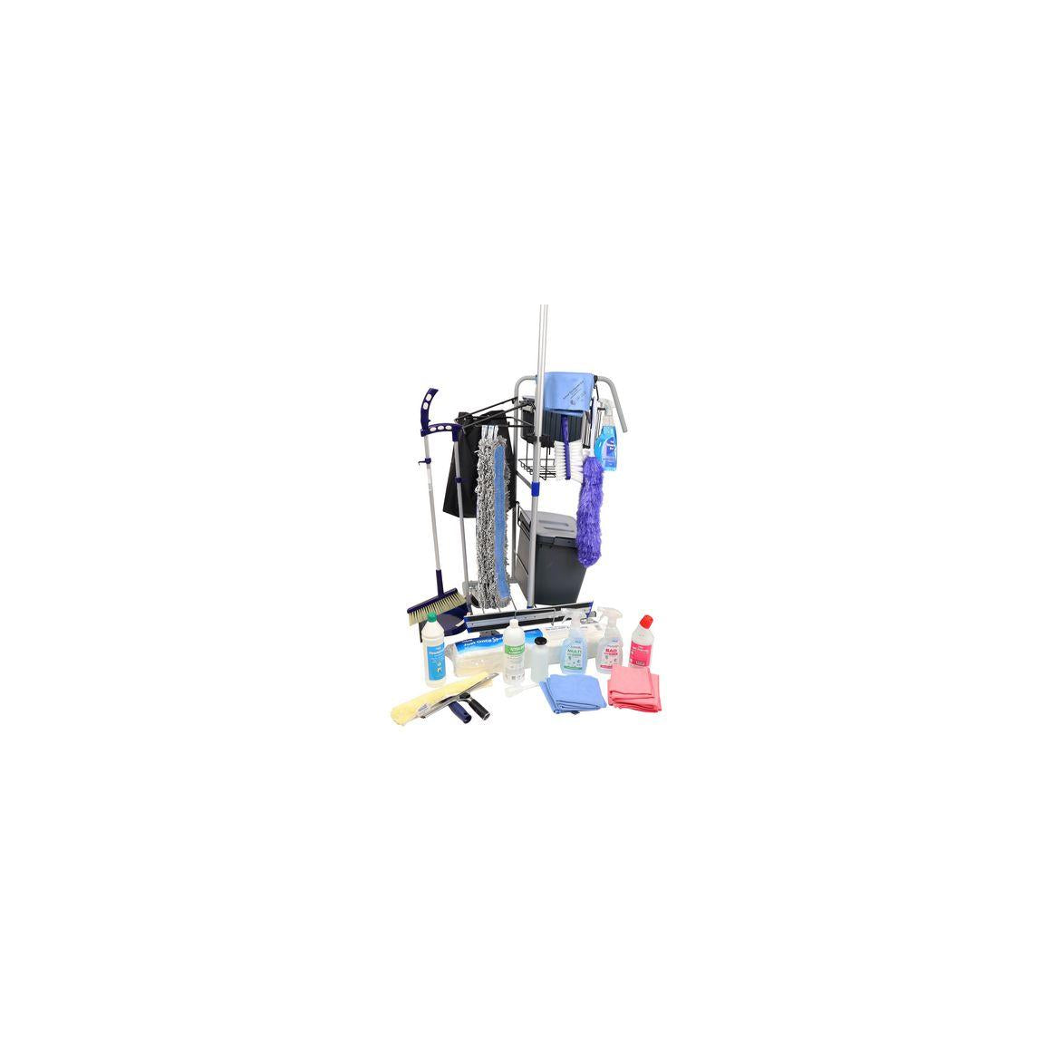 Cleaning trolley MAX Greyline incl accessories