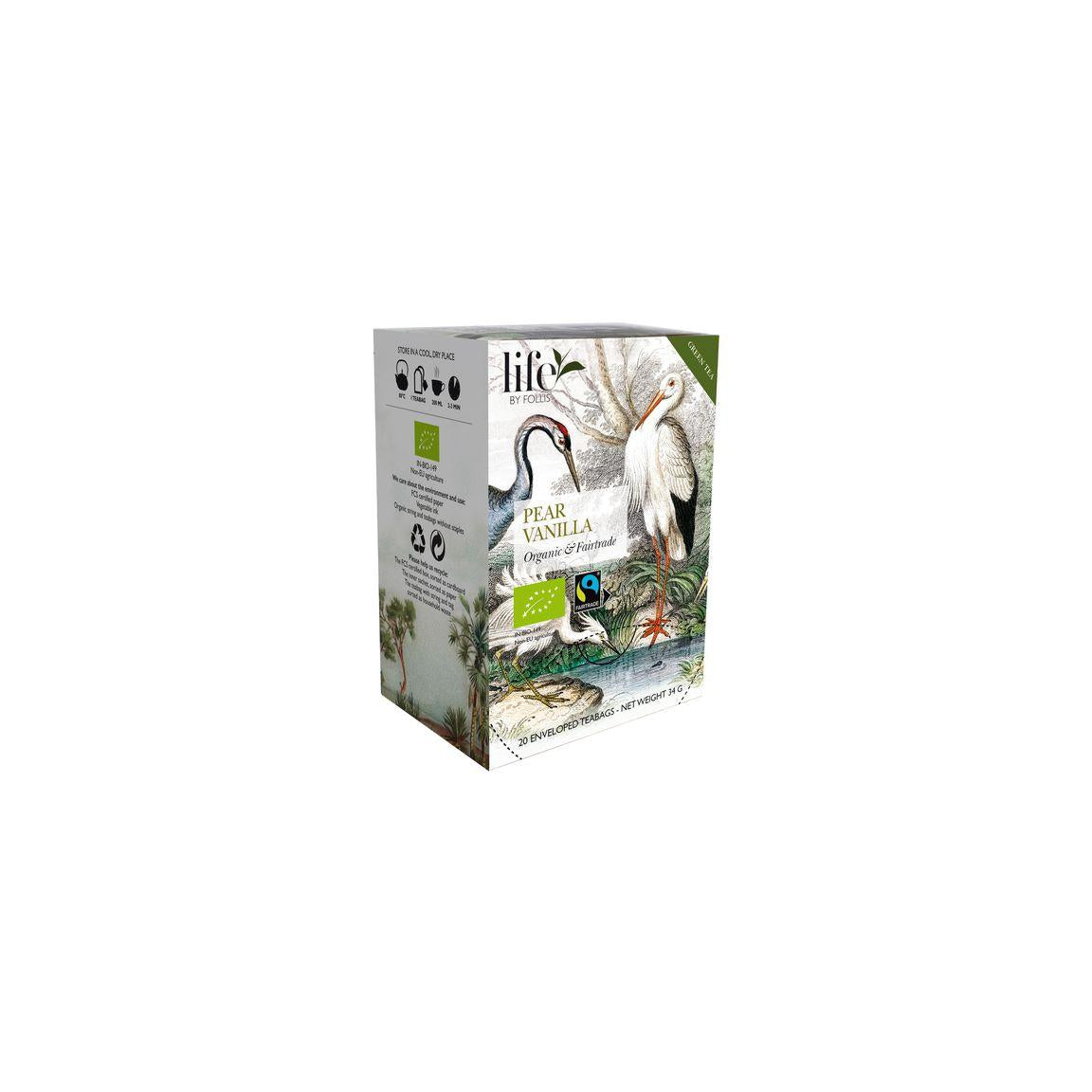 Tea LIFE BY FOLLIS Pear vanilla 20/pack