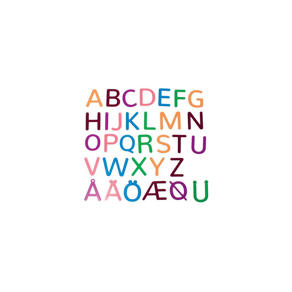 Translucent Letters In Colour 32/pc