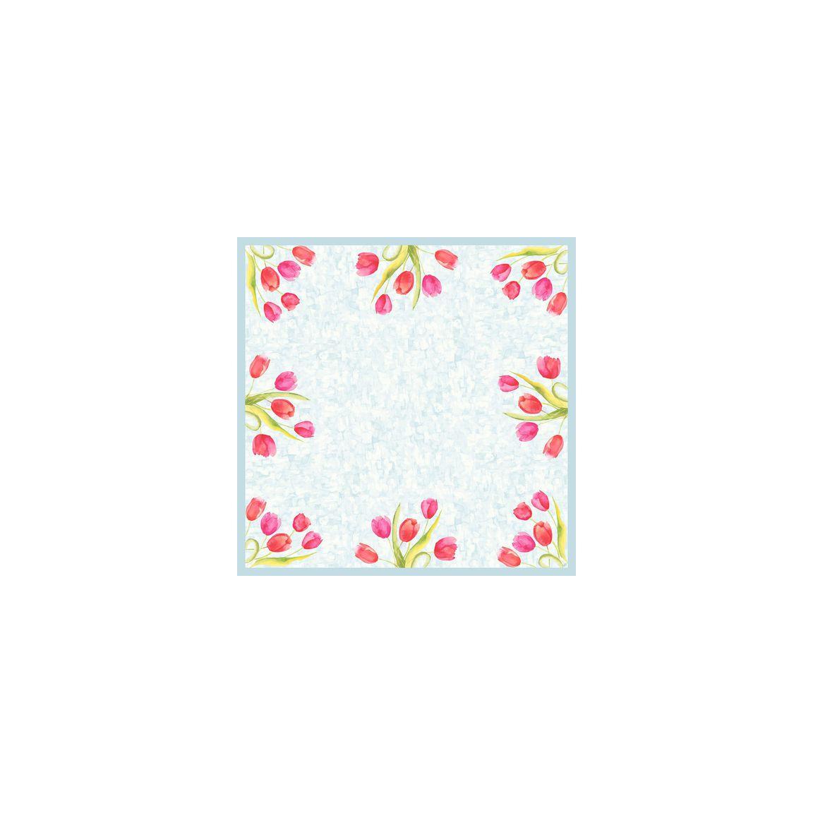 Snibb cloth DUNICEL Tulips 84X84cm 20/pack