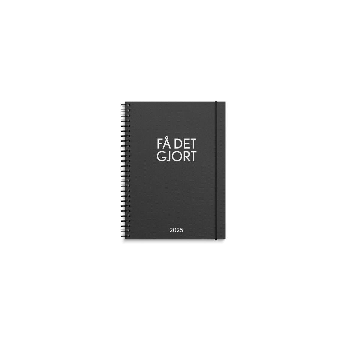 Calendar Get it done 2025 black