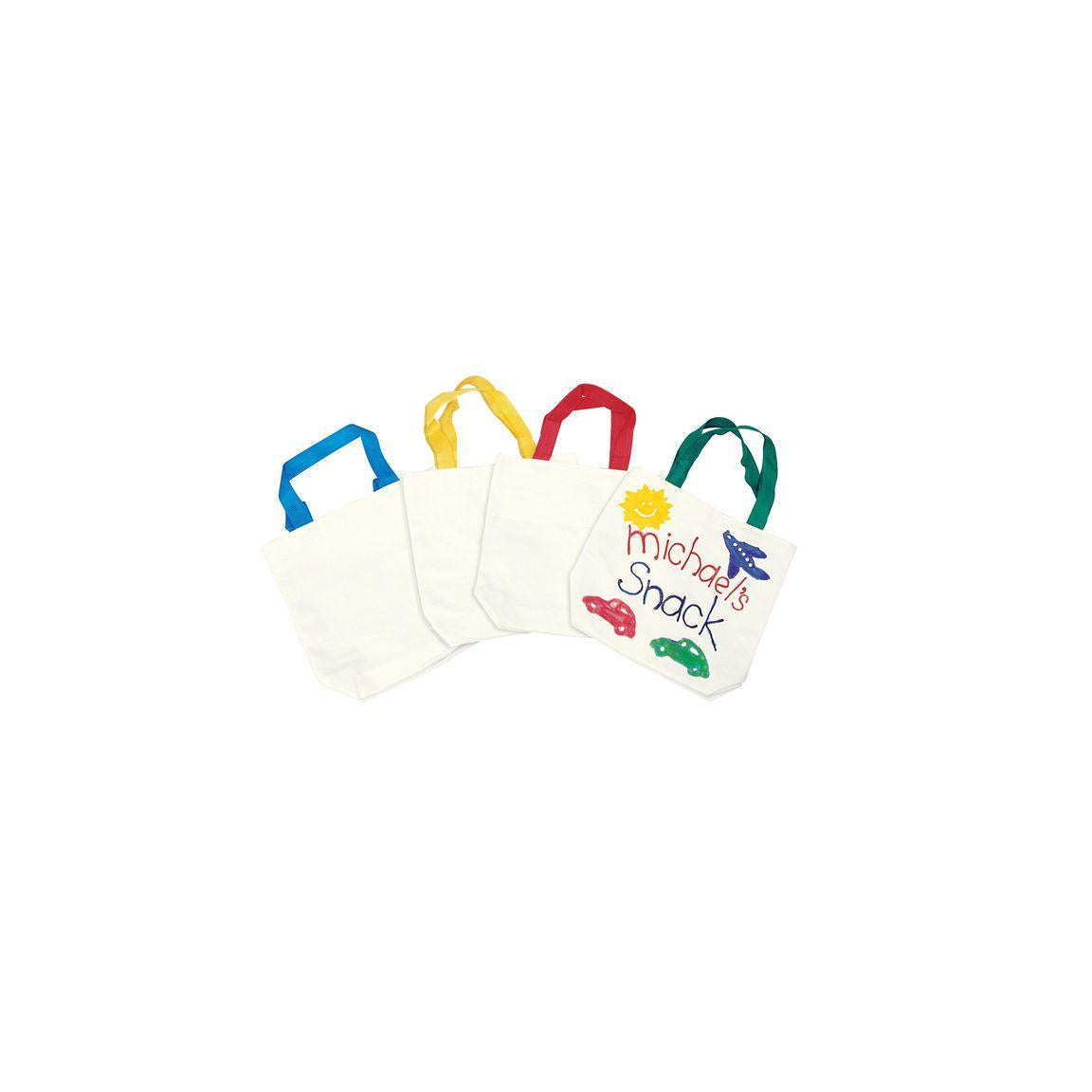 Fabric bag canvas 21x21cm 12/pack