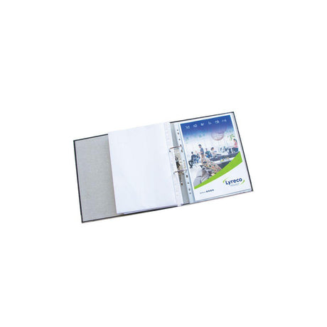 Plastic pocket LYRECO A4 premium 0,12 25/pack