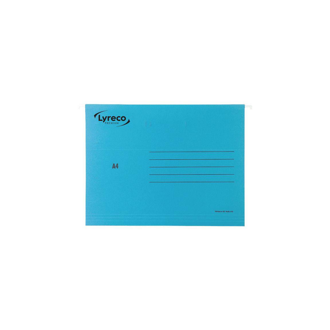 Suspension file LYRECO premium A4 blue 25/pack