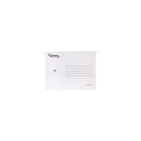 Suspension file LYRECO premium A4 white 25/pc