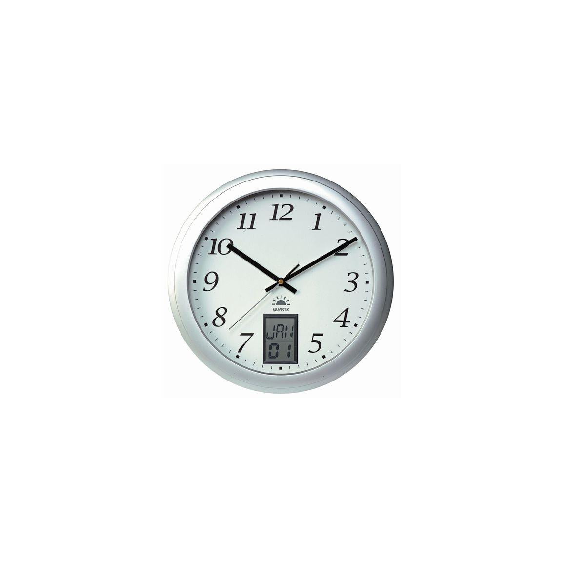 Wall clock UNILUX Instinct Ø30,5cm grey