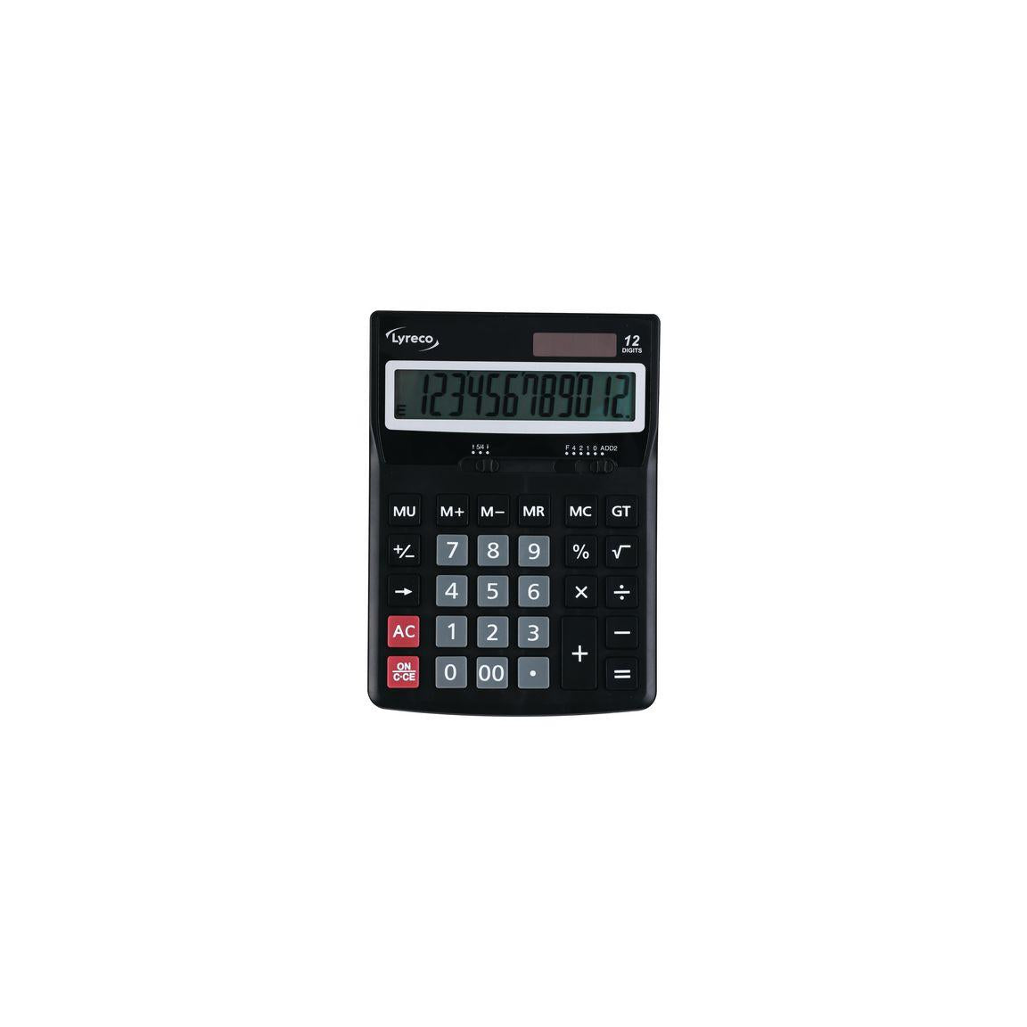 Desk calculator LYRECO premier 12 digits