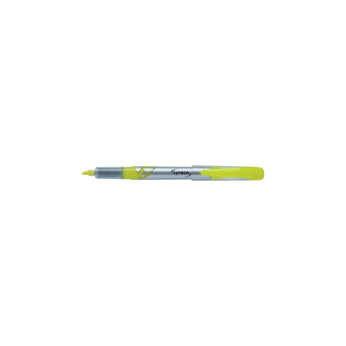 Highlighter LYRECO penstyle yellow