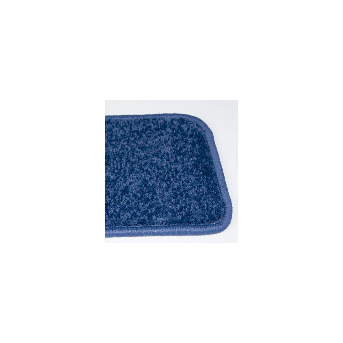 Carpet round 150 cm blue
