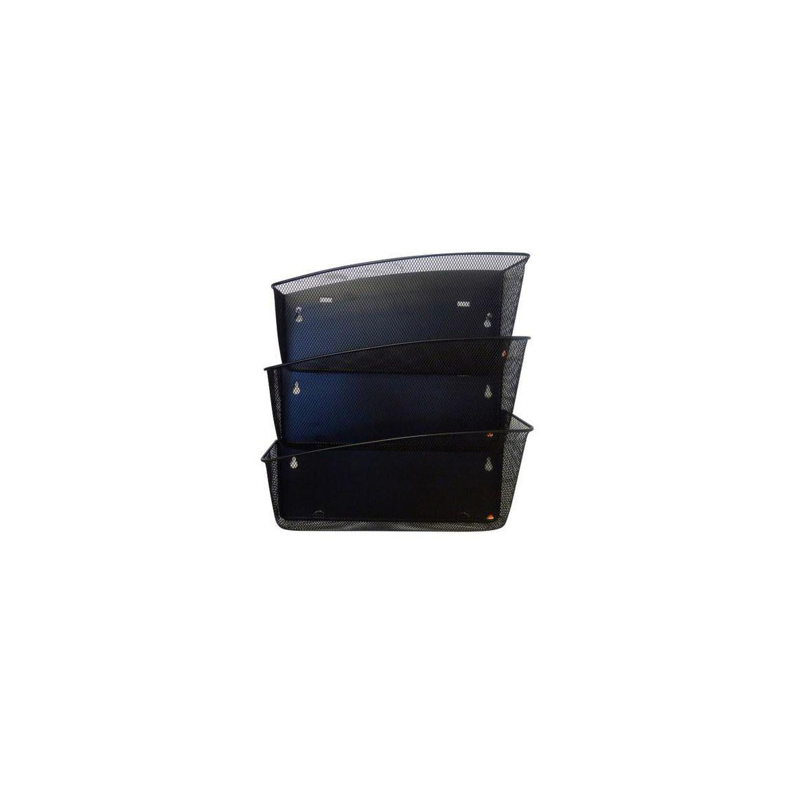 Form tray ALBA A4L 3-compartment black metal