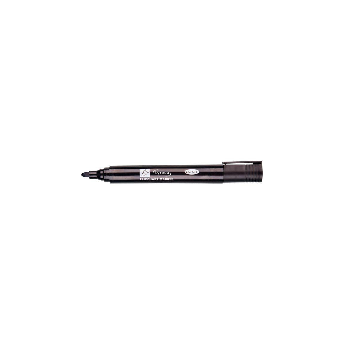 Flipchart pen LYRECO round 2mm black