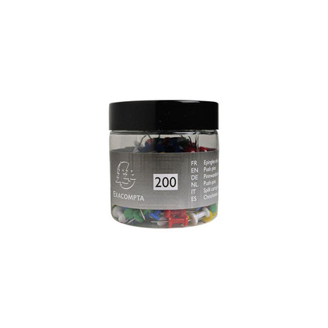 Map pin EXACOMPTA 10mm black colour 200/pc