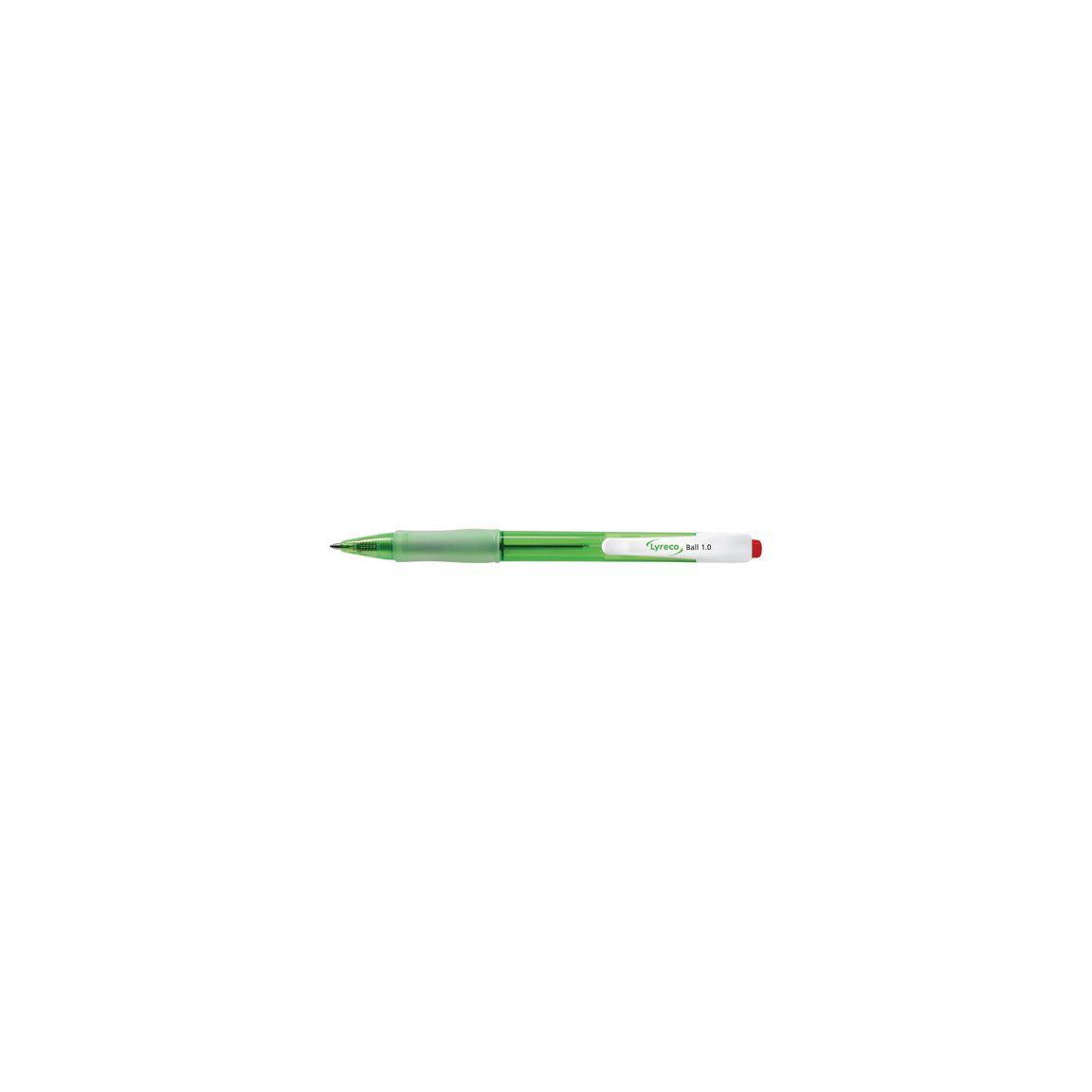 Ballpoint pen LYRECO recycled 1,0mm red