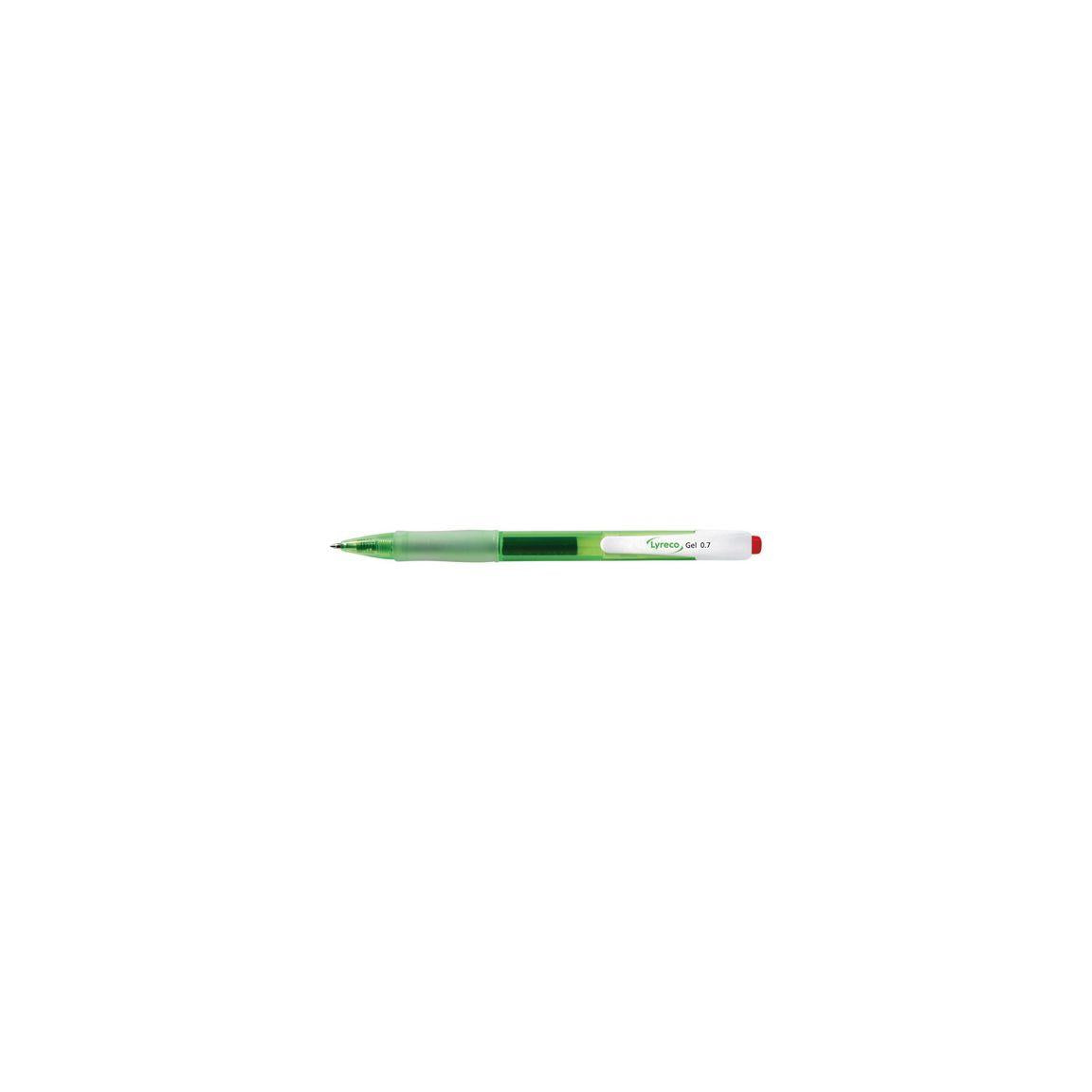 Gel pen LYRECO recycled 0,7mm red