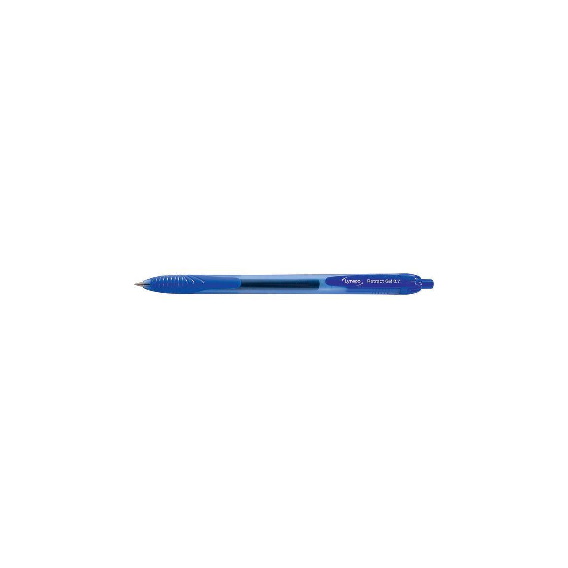 Gel pen LYRECO RT 0,7mm blue