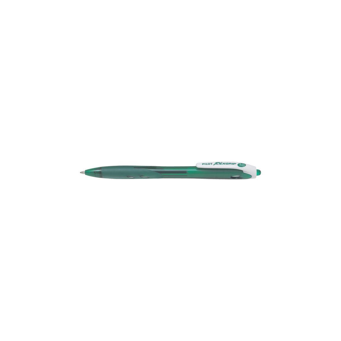 Ballpoint pen PILOT RexGrip medium 1.0 green