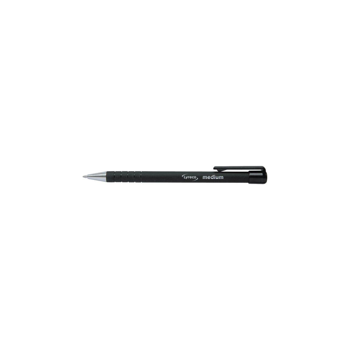 Ballpoint pen LYRECO grip 1,0mm black