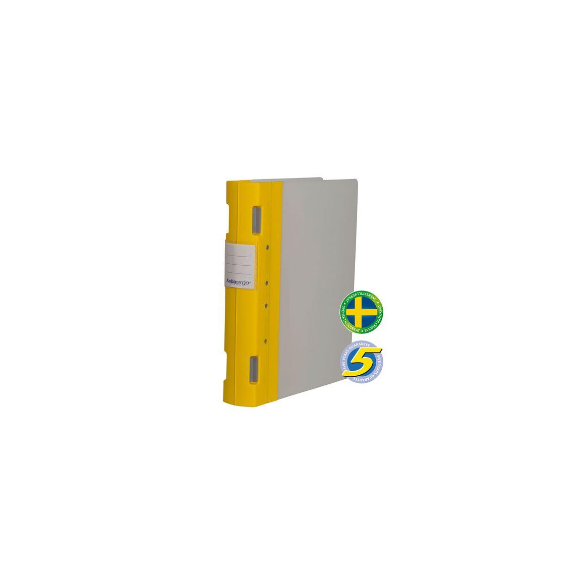 KEBAErgo A4 55mm yellow/neutral forked binder