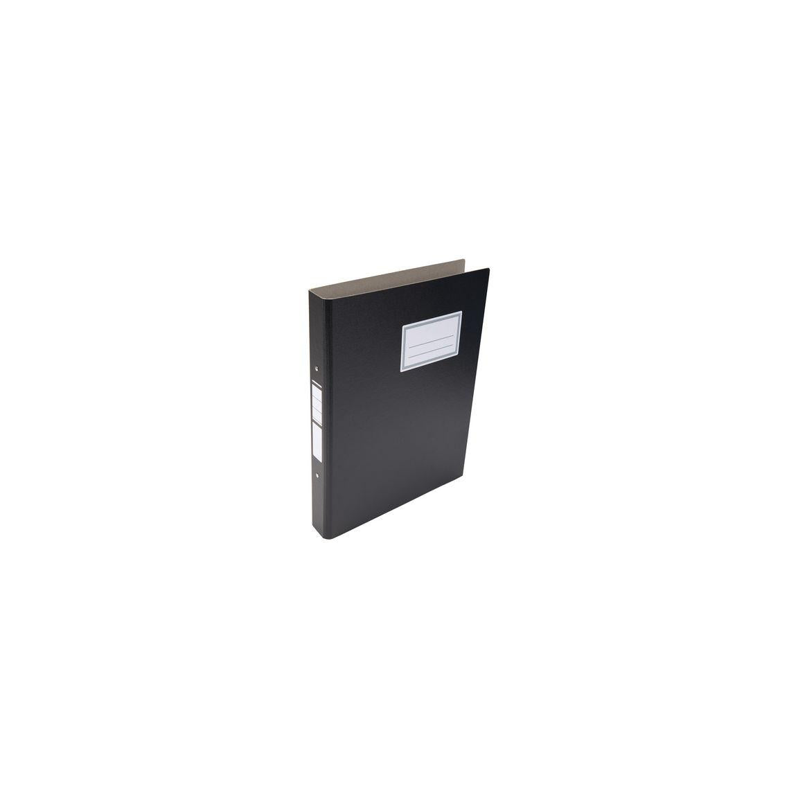 Ring binder A4 29mm leatherette cardboard black
