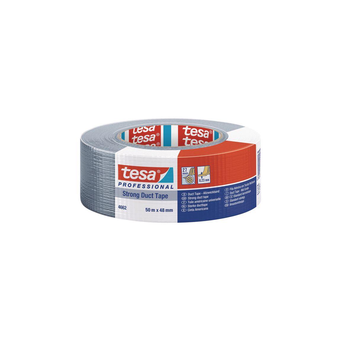 Duct tape TESA 74662 Strong 48mmx50m silver.