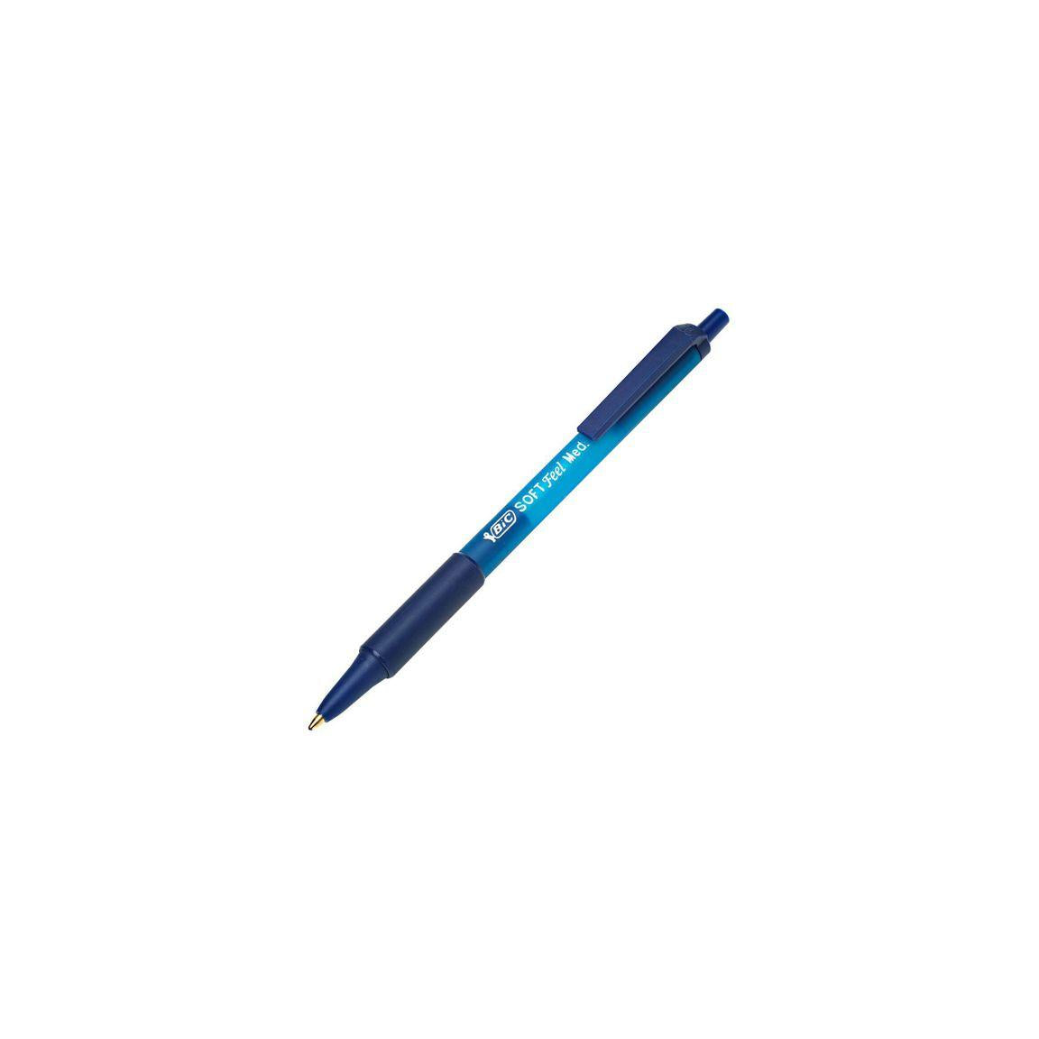 Ballpoint pen BIC Soft Feel Clic 1.0 blue