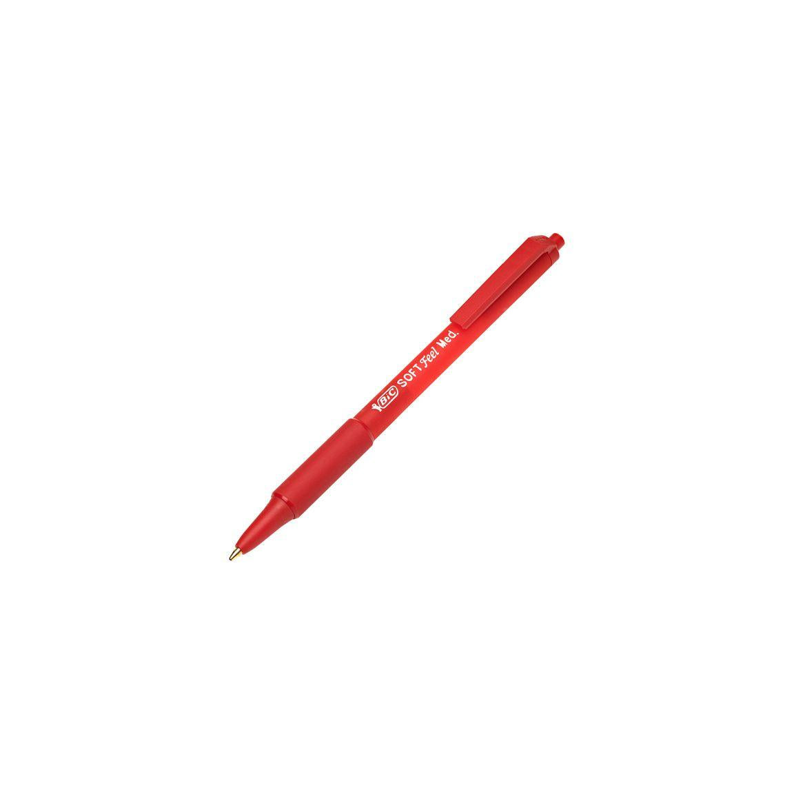 Ballpoint pen BIC Soft Feel Clic 1.0 red