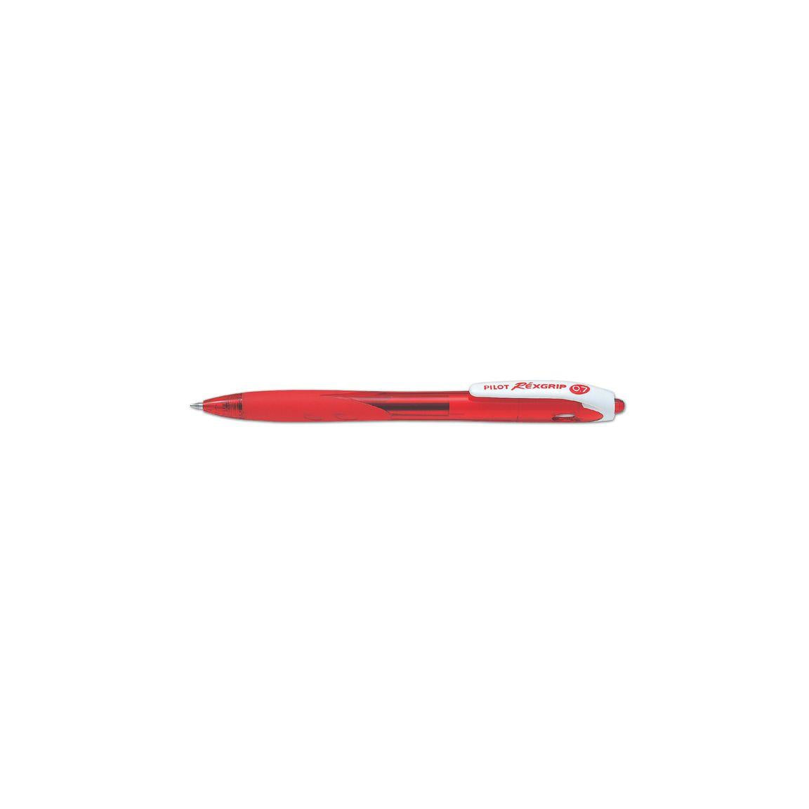 Ballpoint pen PILOT RexGrip medium 1.0 red