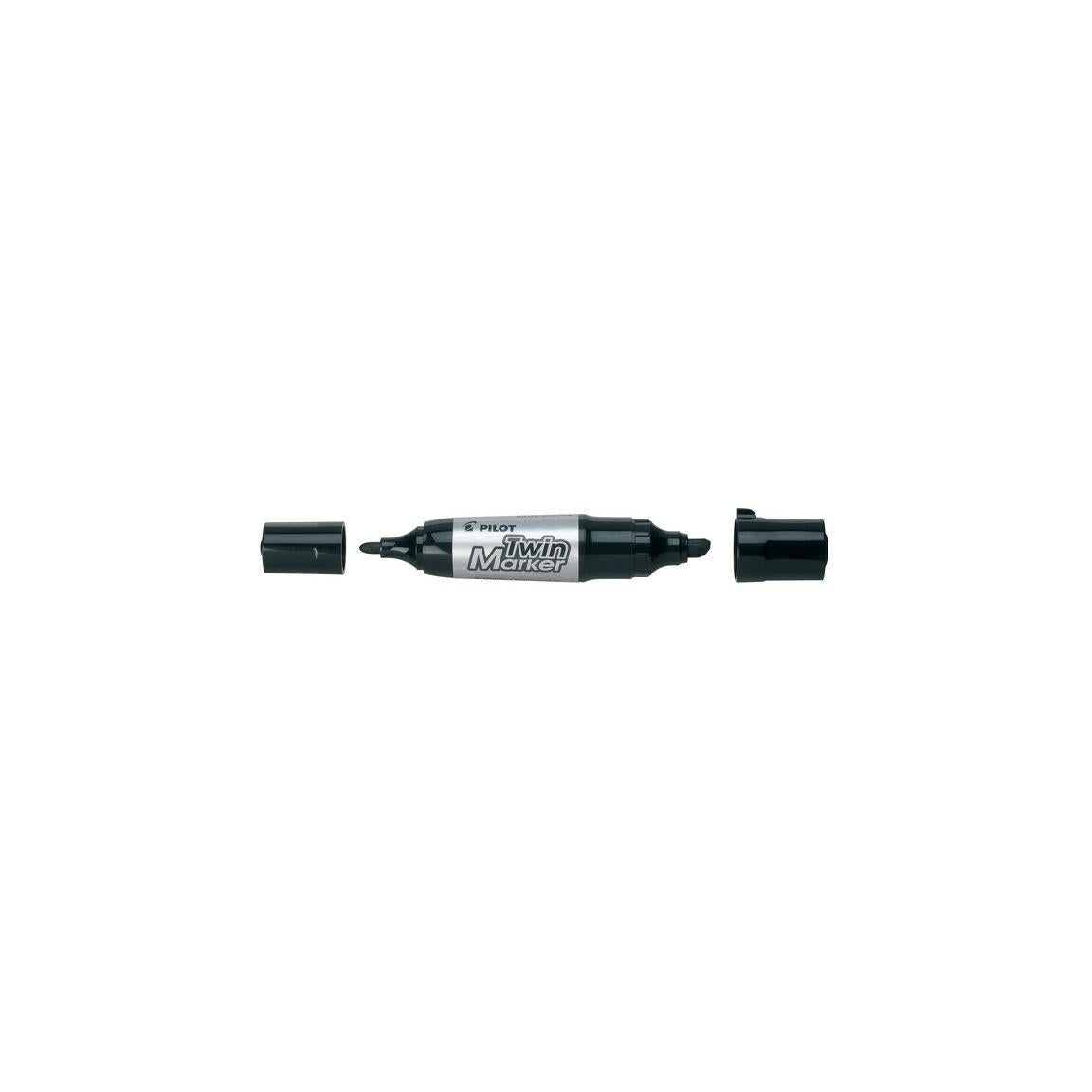Marking pen PILOT Twin Marker jumbo black