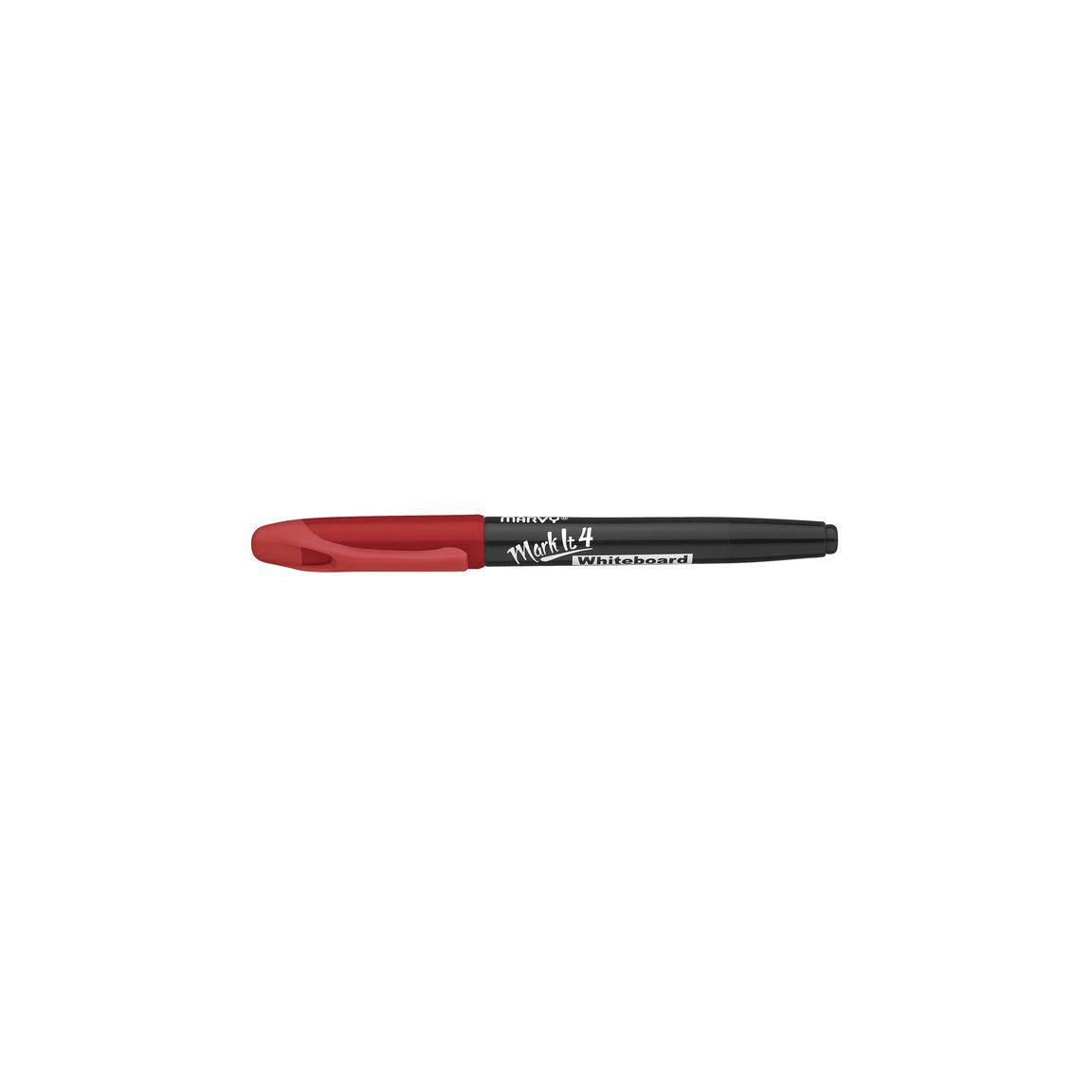 Whiteboard pen MARVY Markit round red