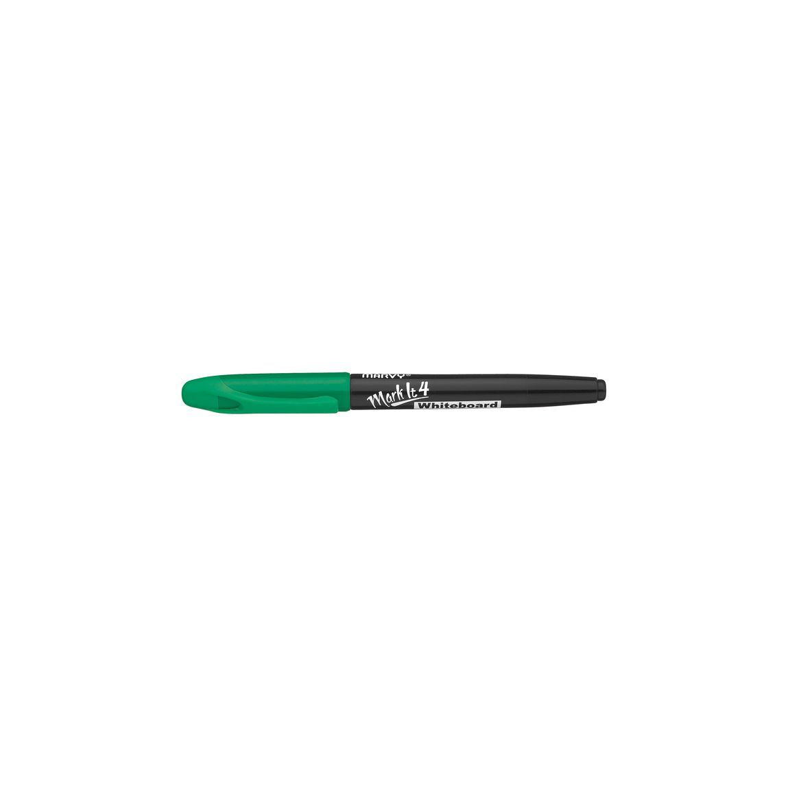 Whiteboard pen MARVY Markit round green