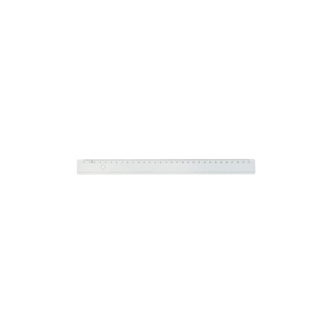 Ruler 30 cm cm/mm graduation plastic 10/pack