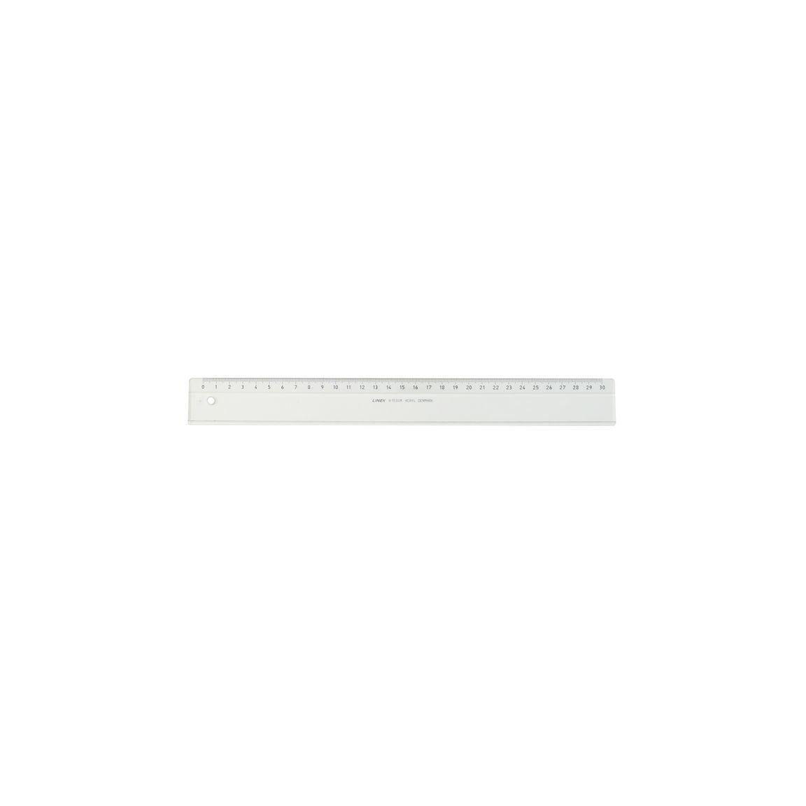 Ruler LINEX A1530M plastic 30cm