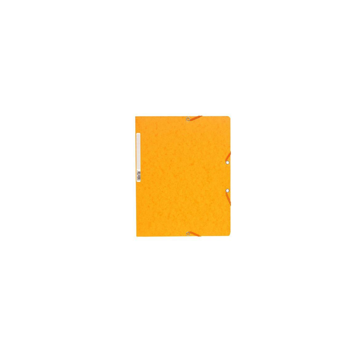Rubber band folder u.kl. EXACOMPTA A4 yellow