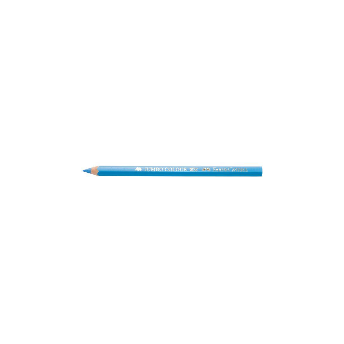 FABER Jumbo coloured pencil light blue 12/pack