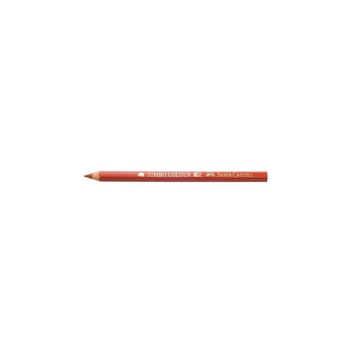 Colour pen FABER Jumbo brown 12/pack