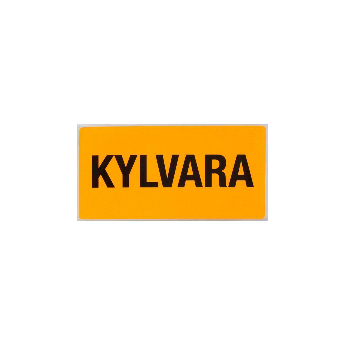 Warning label Refrigerated goods 500/rl