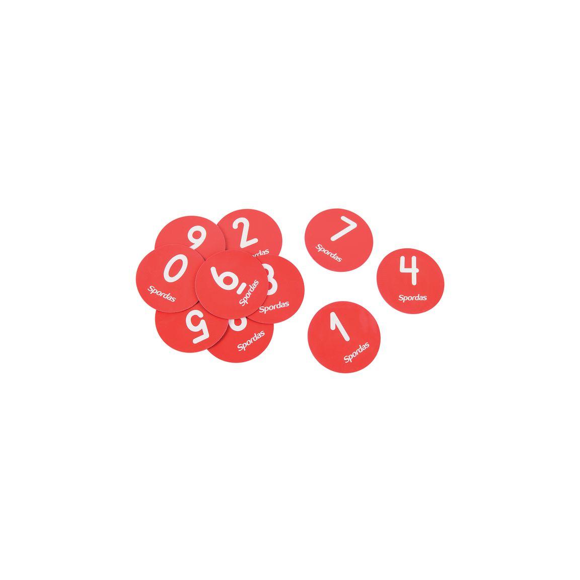 Marking plates numbers SPORADAS 10/pc