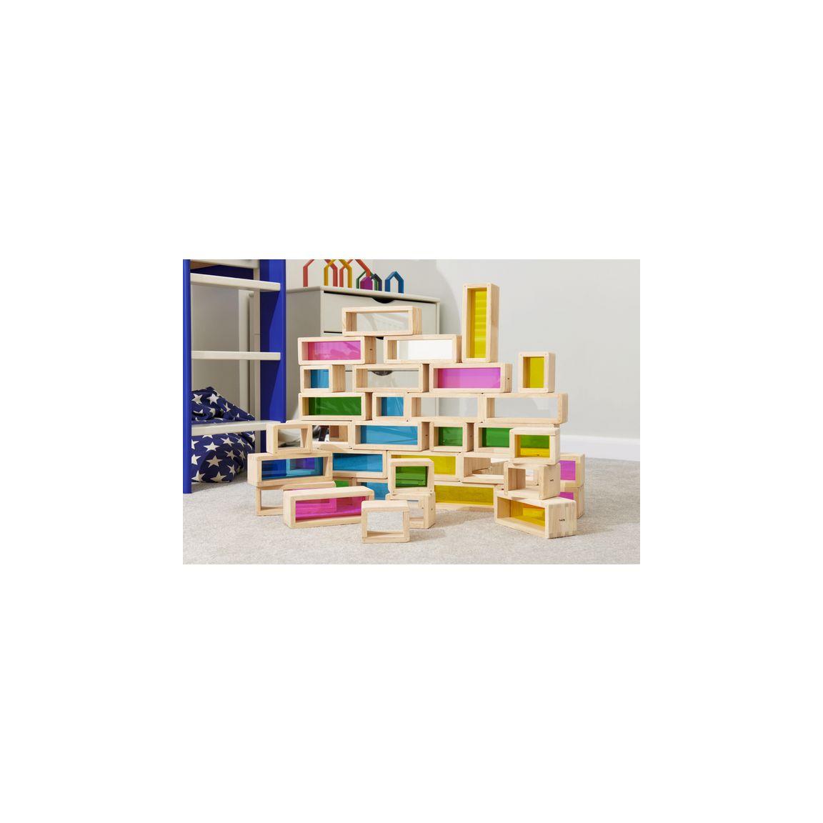 Rainbow blocks 36 pieces