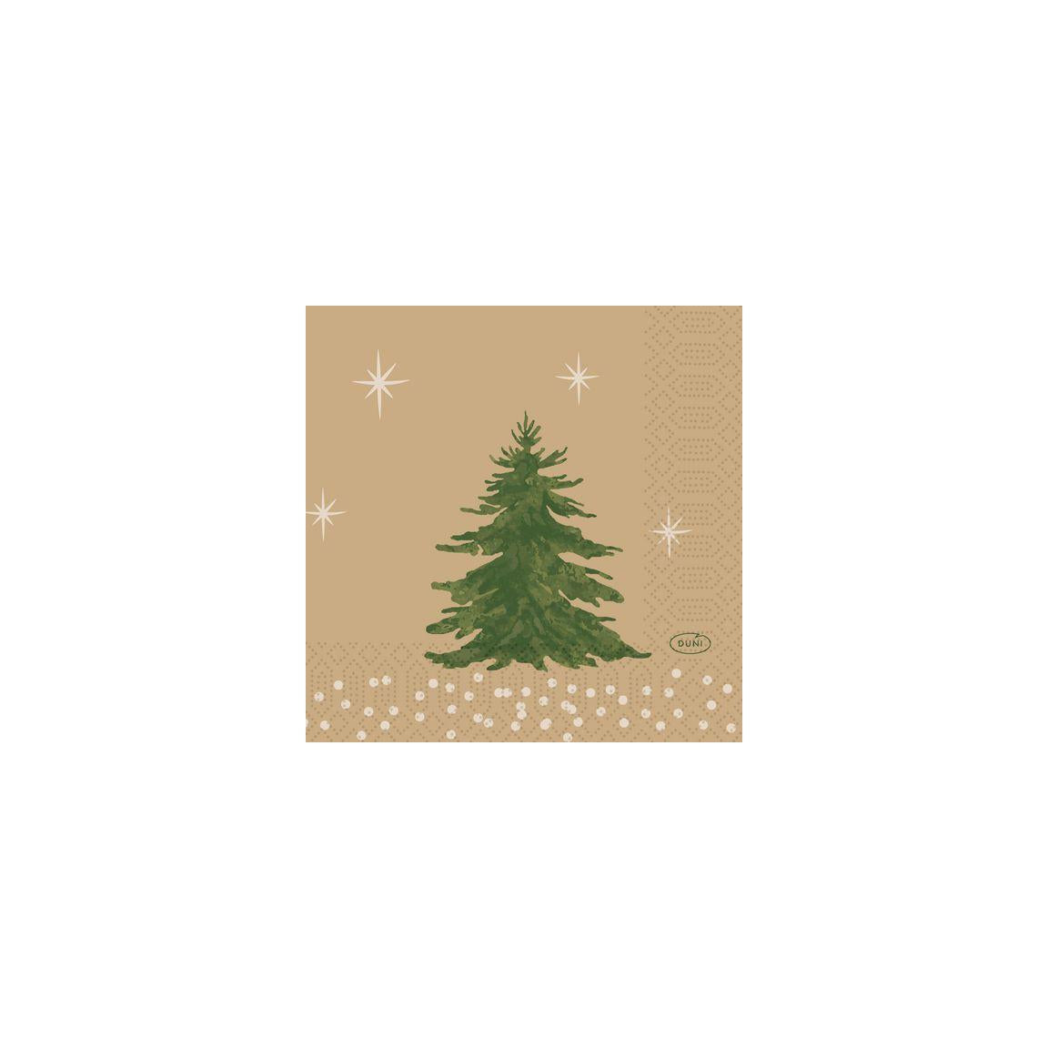 Napkin DUNI Trees 3-ply 24x24cm 50/pack