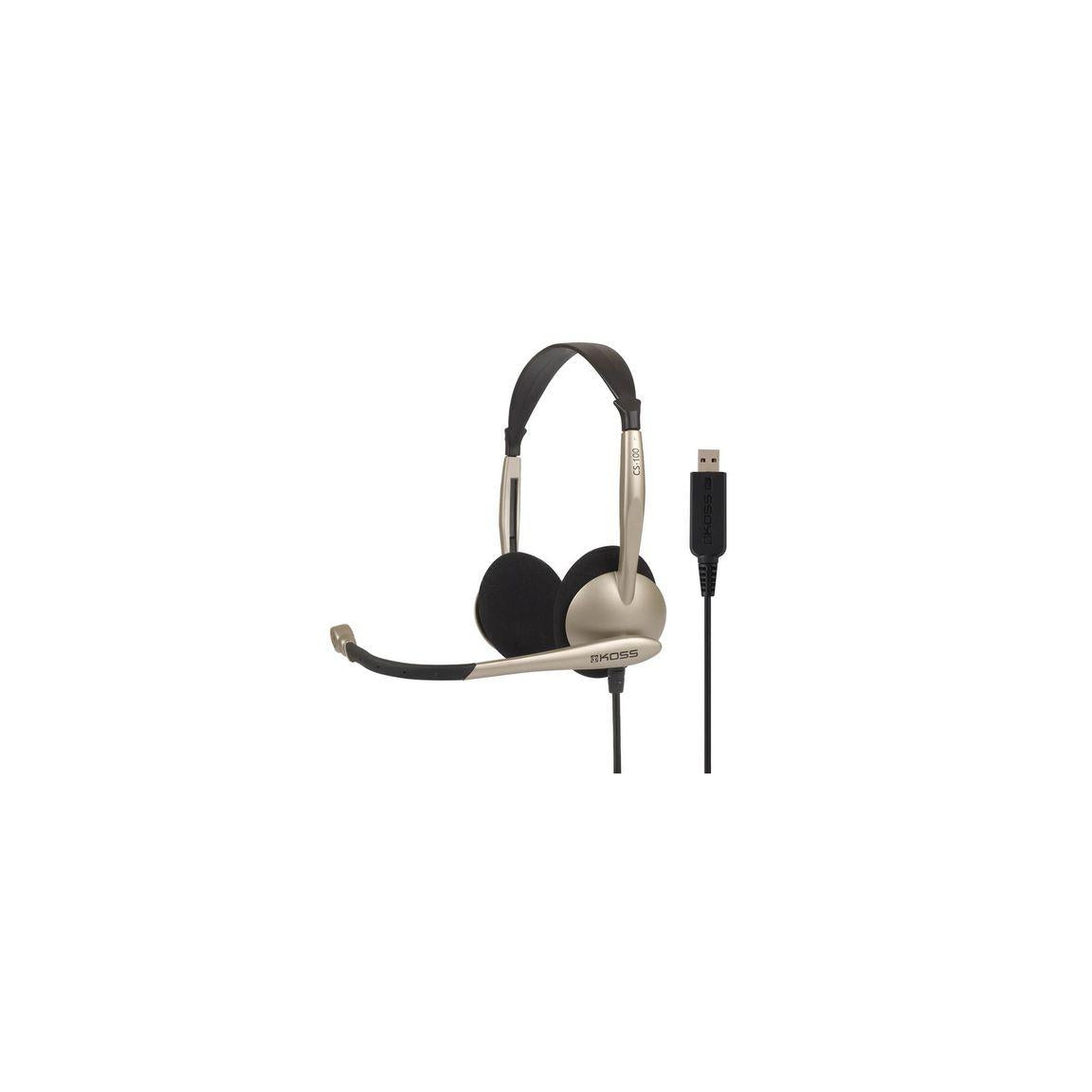 Headset KOSS CS100 On-Ear USB-A