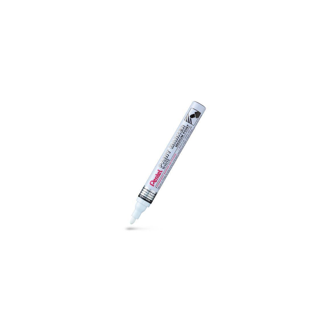 Marking pen PENTEL MMP10-W Paint round white