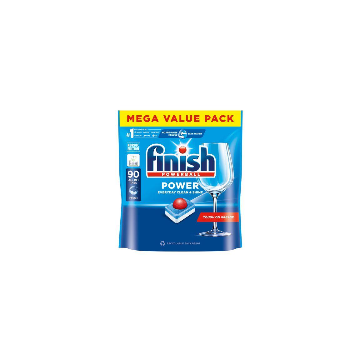 Machine wash FINISH Power AiO 90/pack