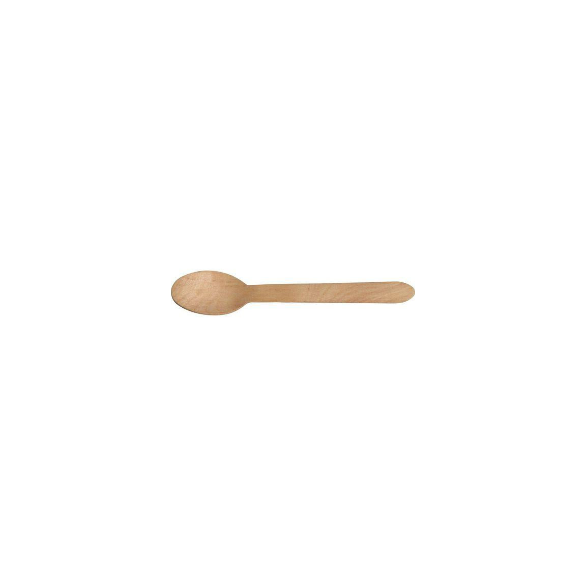 Cutlery Tablespoon waxed wood 16,5cm 100/pc