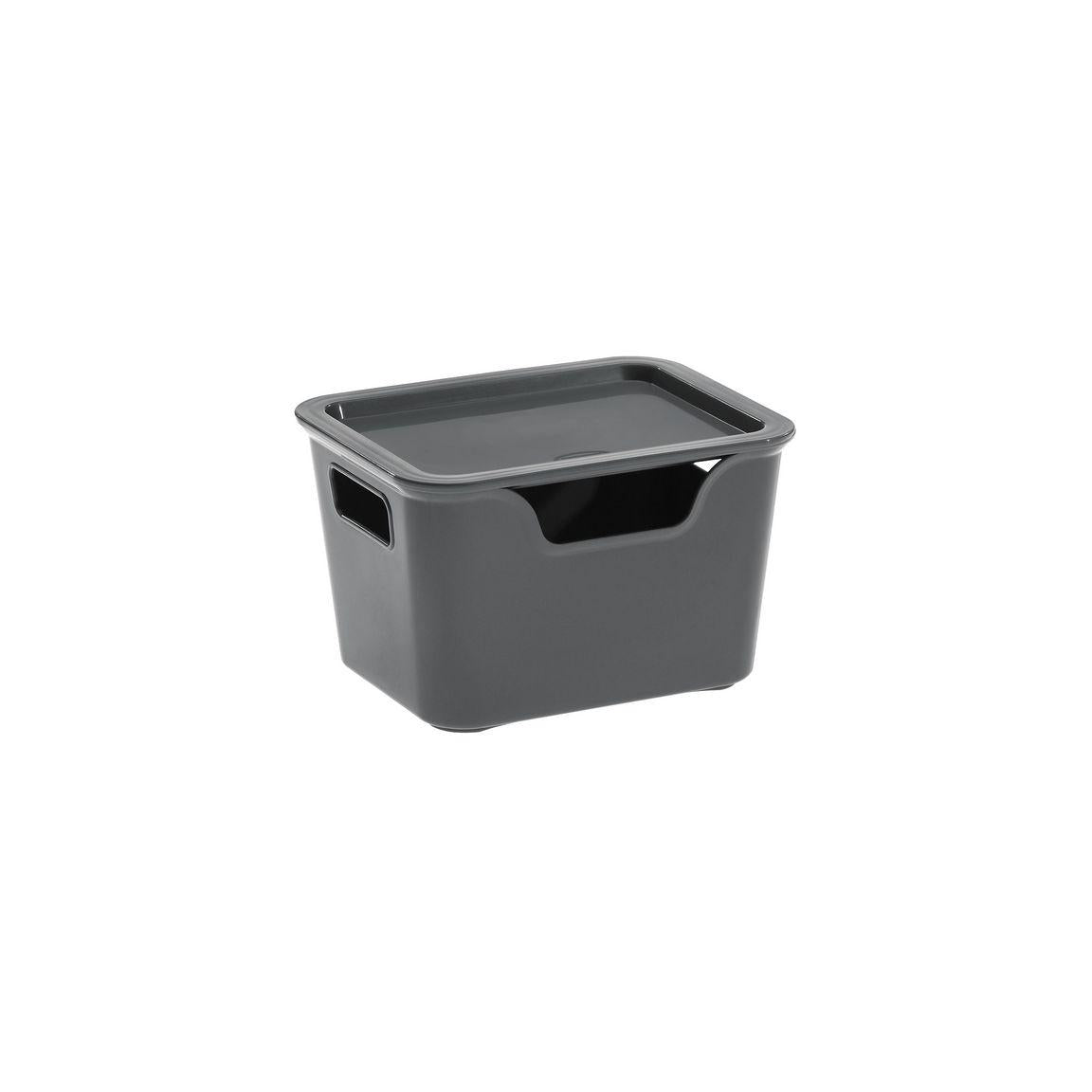 Plastic box CEP Bella plastic 1,9L grey