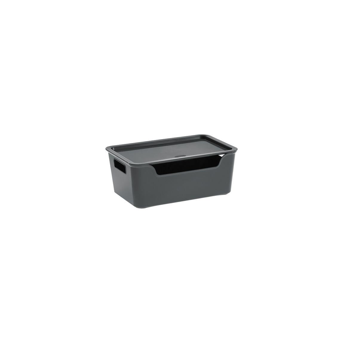 Plastic box CEP Bella plastic 4,22L grey