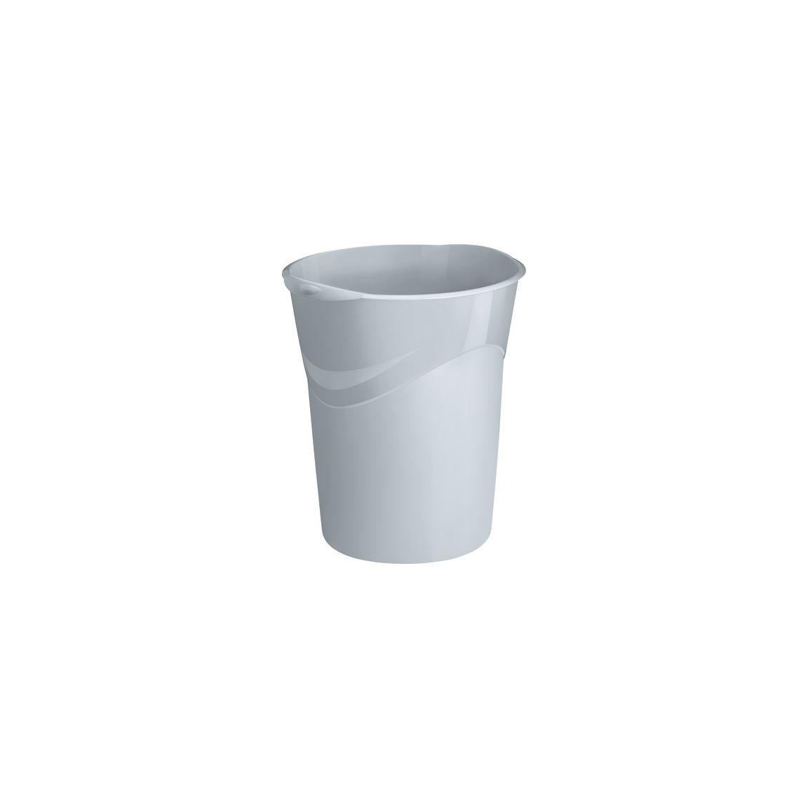 LYRECO 14L wastepaper basket grey