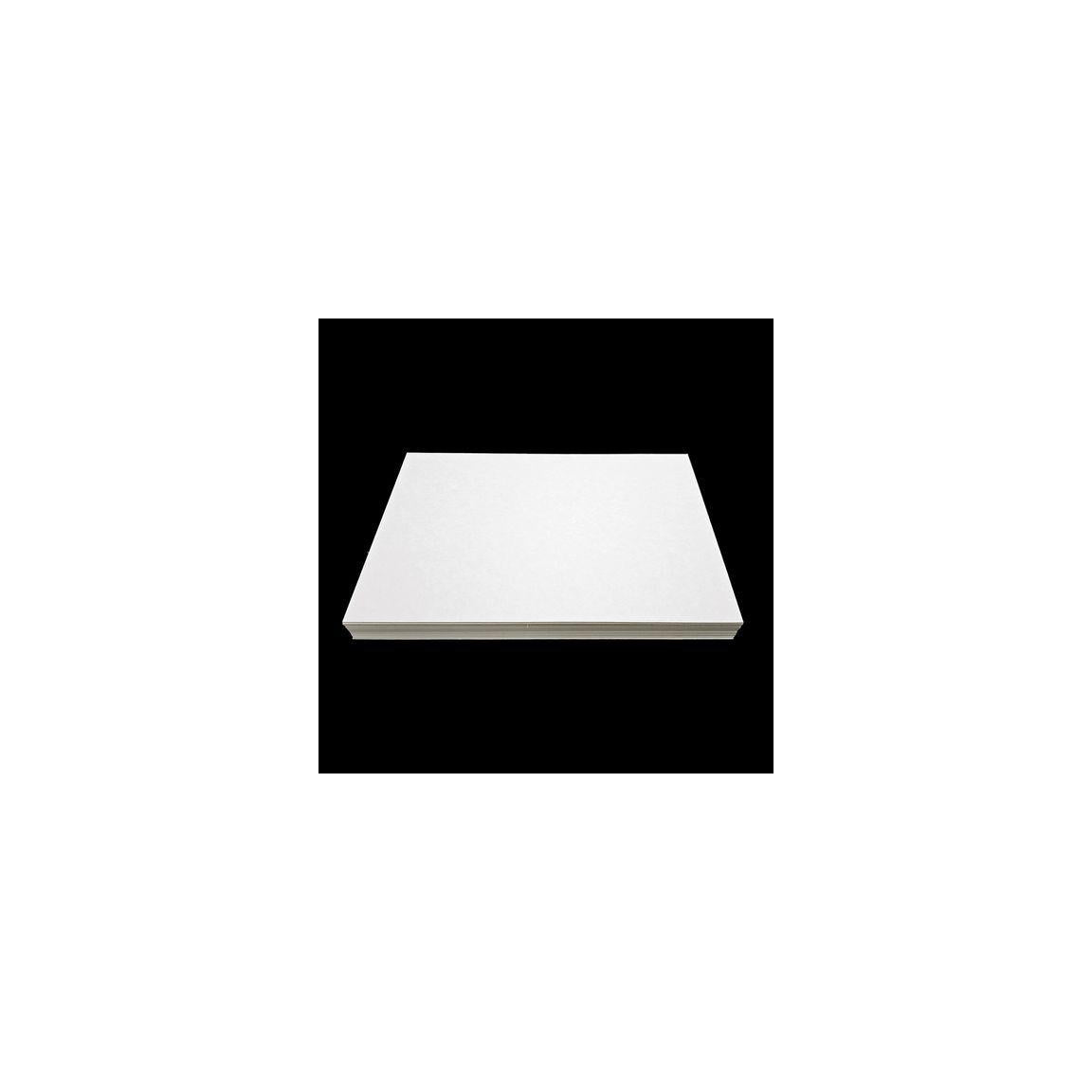 Colouring cardboard natural white 560gr 30x30cm 30pcs